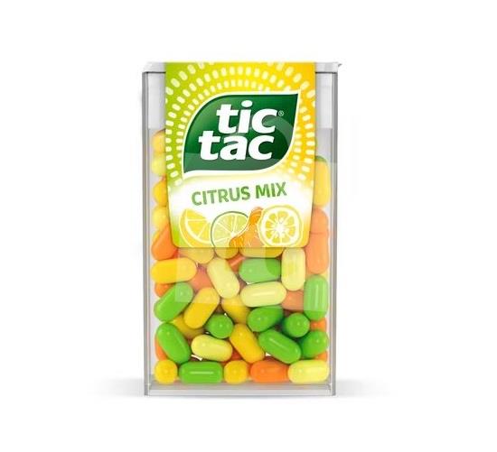Cukríky dražé Citrus mix 100ks/49g Tic Tac