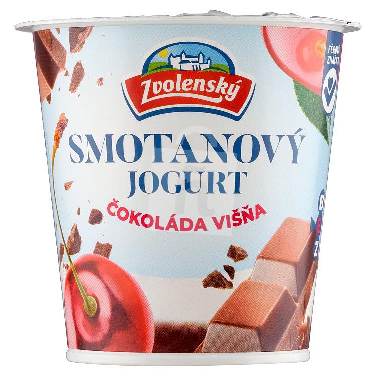 Jogurt smotanový čokoláda - višňa 145g Zvolenský