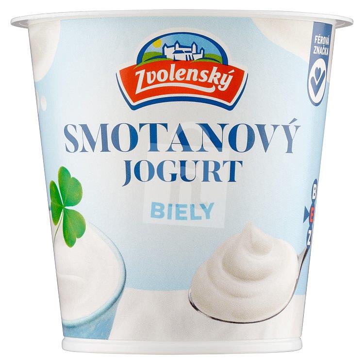 Jogurt smotanový biely 145g Zvolenský