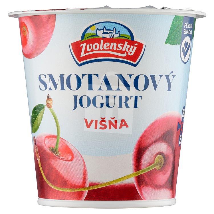 Jogurt smotanový višňa 145g Zvolenský