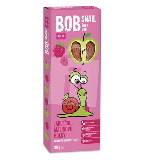Rolky jablčno - malinové bez lepku 30g Snail Bob
