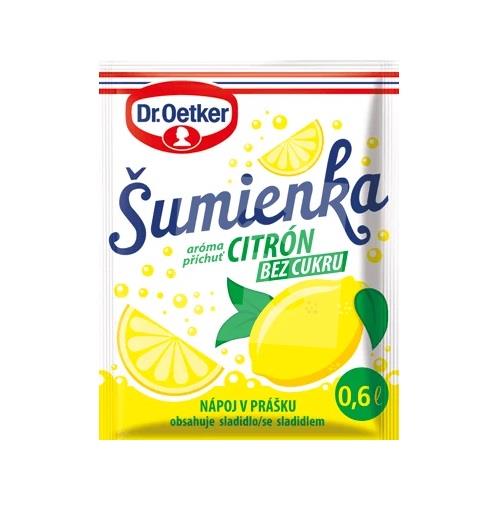 Šumienka citrónová bez cukru 12g Dr. Oetker