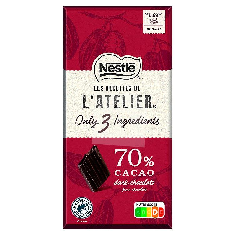 Čokoláda L´Atelier horká 70% 100g Nestlé