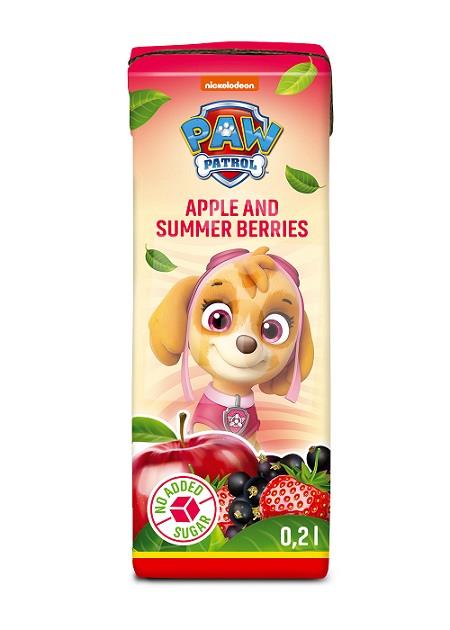 Nektár 50% apple & summer berries Skype bez cukru 200ml PAW PATROL