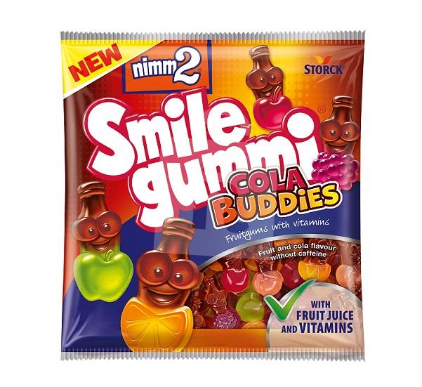 Cukríky želé Nimm2 Smilegummi Cola buddies 90g Storck