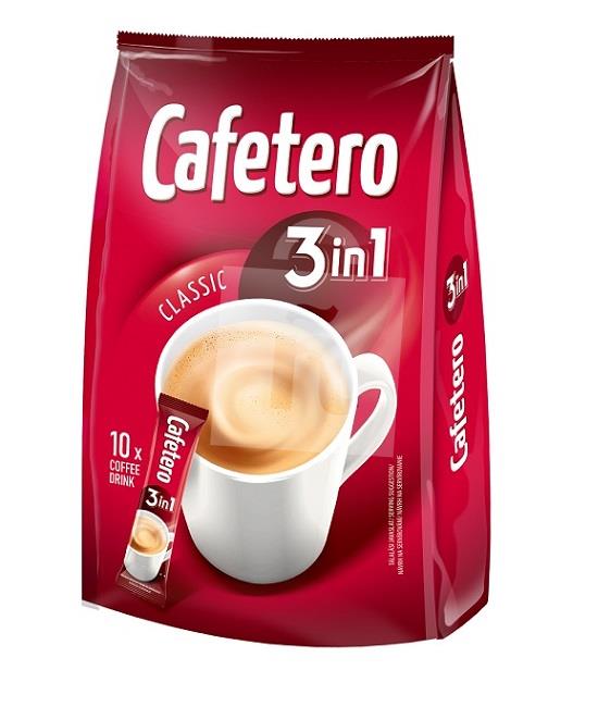 Instantný kávový nápoj Coffee drink 3in1 10x18g / 180g Cafetero