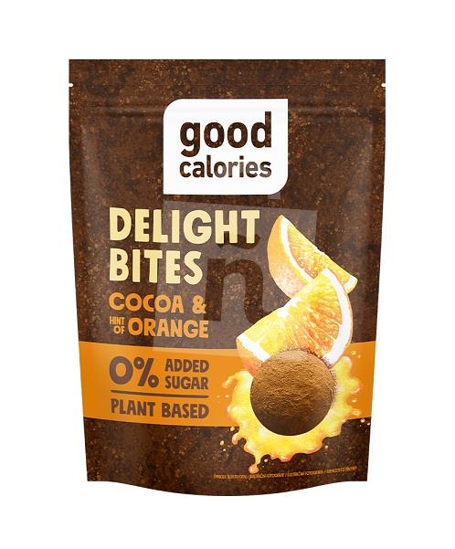 Pralinky raw Delight bites kakao & pomaranč bez cukru 65g good calories