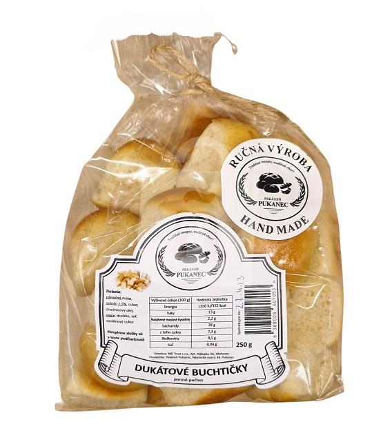 Buchtičky Dukátové 250g Pekáreň Pukanec