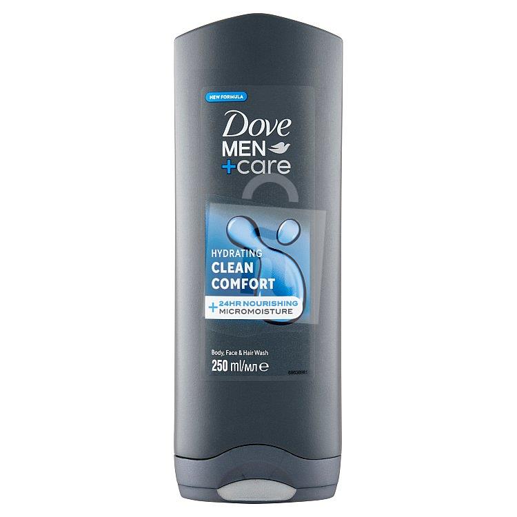 Sprchový gél Clean comfort na telo a tvár pre mužov 250 ml Dove Men+Care