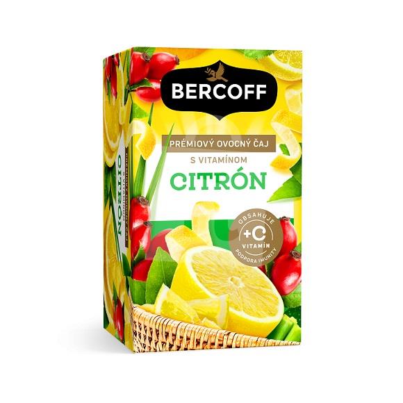 Čaj ovocný prémiový citrón s vitamínom C 16x2g / 32g Bercoff