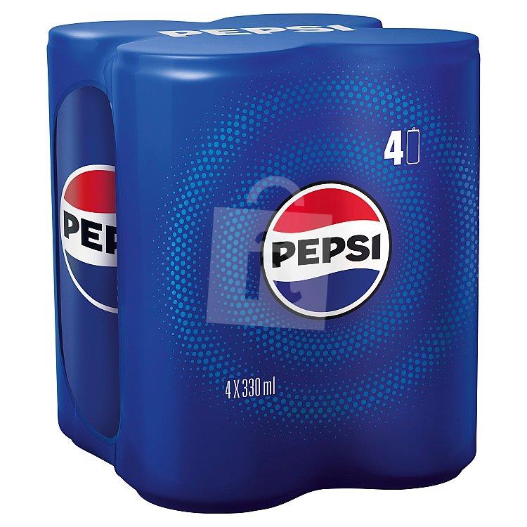 Limonáda s kolovou príchuťou original 4 x 330ml plech Pepsi