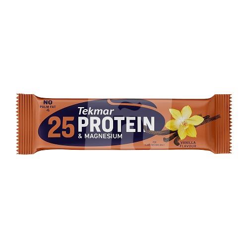 Tyčinka proteínová 25 protein & magnesium vanilková50g Tekmar