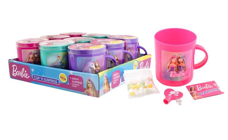 Cukrovinka Candy Cup s cukríkmi 10g Barbie