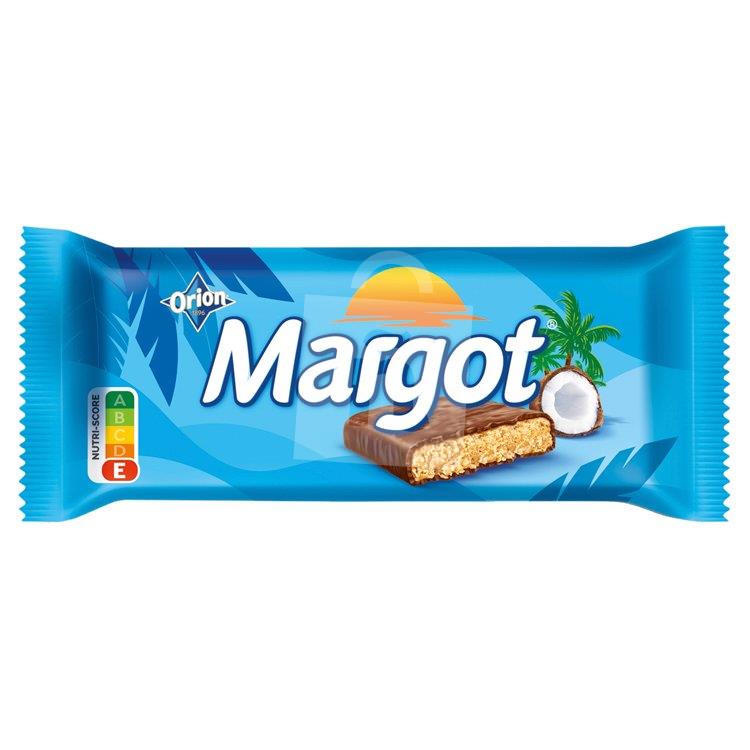 Tyčinka Margot sójová s kokosom v kakaovej poleve 80g Orion