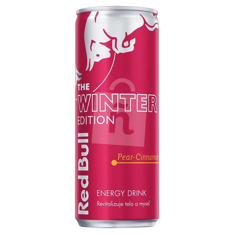 Energetický nápoj The Winter Edition Pear Cinnamon 250ml plech Red Bull