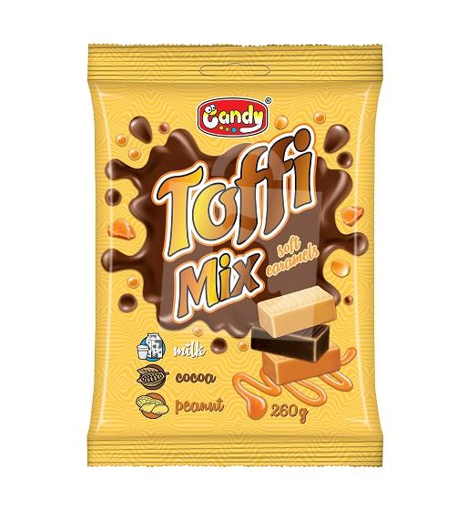 Cukríky karamelky Toffi Mix 260g Candy