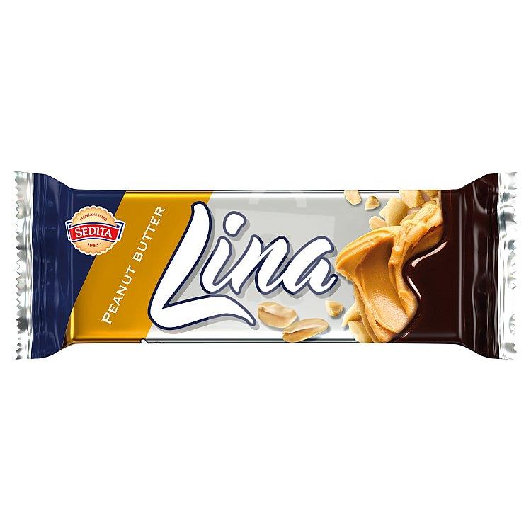 Oblátka Lina Peanut Butter s arašidovým maslom 50g Sedita