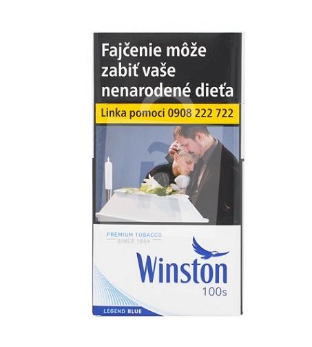 Cigarety Blue 100´s box 20ks Winston