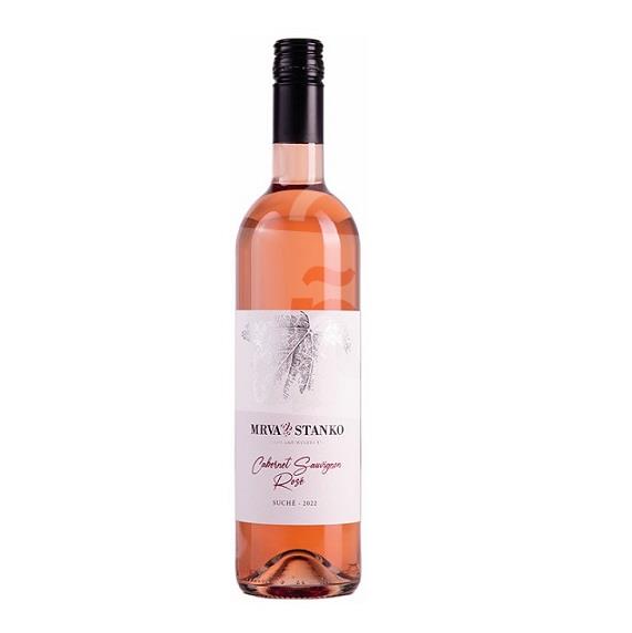 Cabernet Sauvignon rosé 2022 akostné víno ružové suché 0,75l MRVA & STANKO