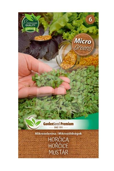 Semená Mikrozelenina Horčica 3g GardenSeed Premium