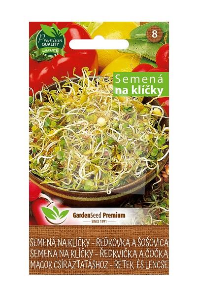 Semenána klíčky – Reďkovka a šošovica 30g GardenSeed Premium