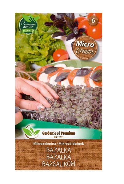 Semená Mikrozelenina Bazalka 3g GardenSeed Premium