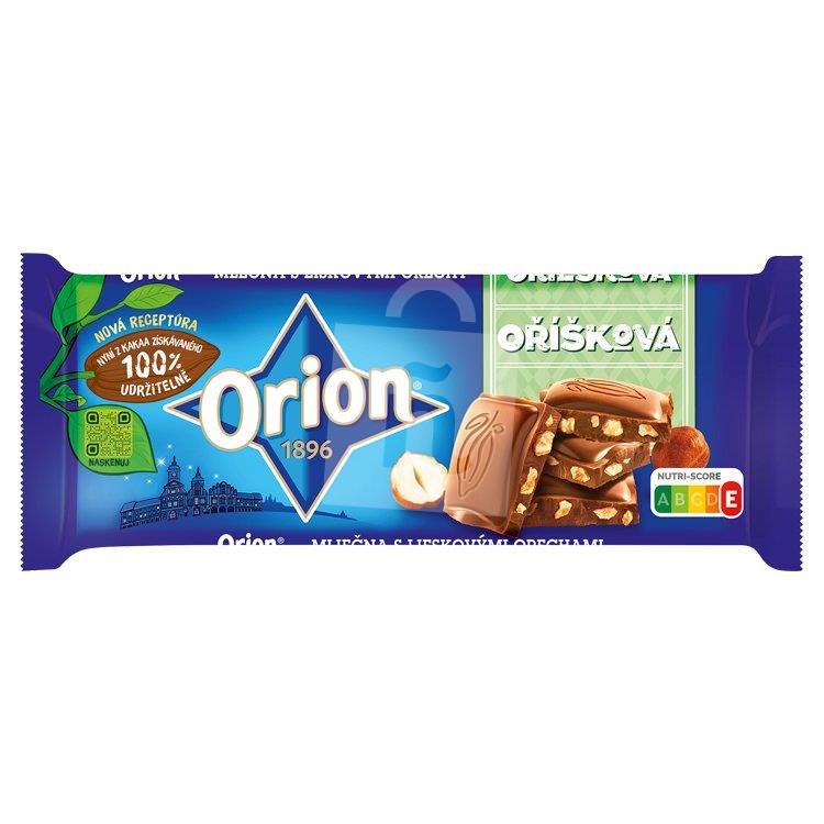 Čokoláda mliečna oriešková 90g Orion