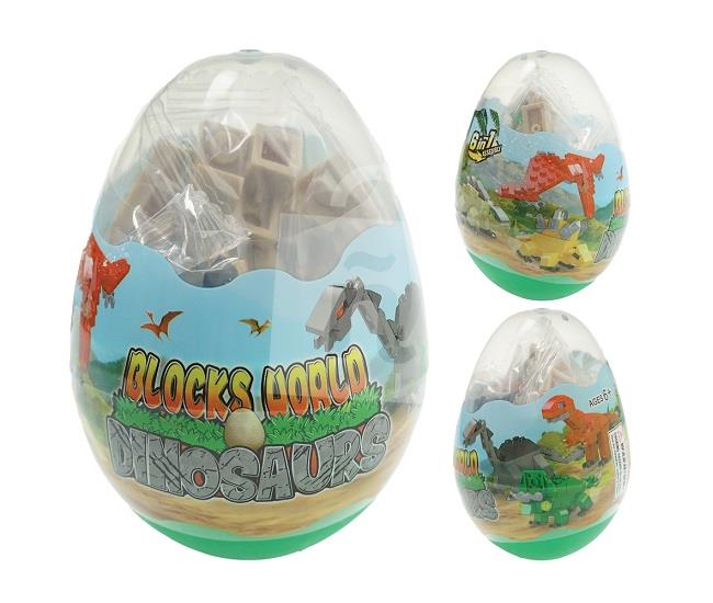 Skladačka vajíčko-Dinosaury 6in1 pre deti 6+