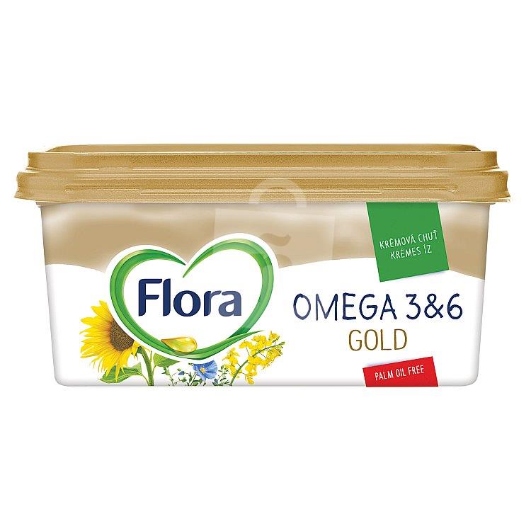 Rastlinná tuková nátierka Gold omega 3&6 59% tuku 400g Flora
