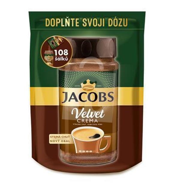 Káva rozpustná - instant Velvet crema náhradná náplň 180g Jacobs