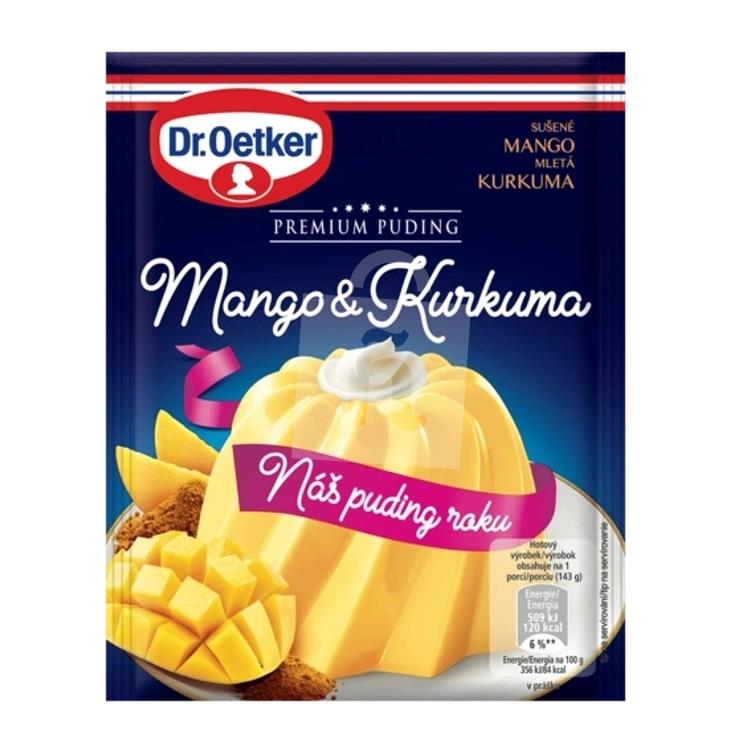 Puding Premium pravá mango & kurkuma 40g Dr. Oetker