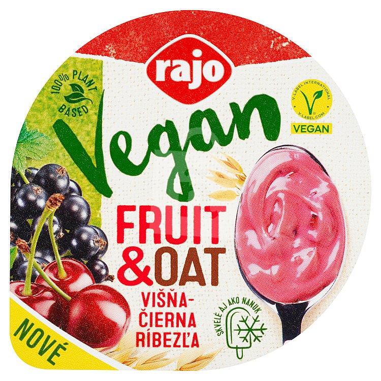 Dezert Vegan Fruit&Oat višňa-čierna ríbezľa 135g Rajo