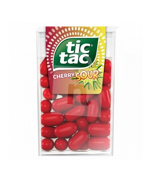 Cukríky dražé Sour Cherry 18g Tic Tac