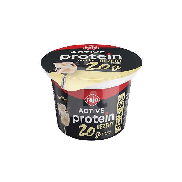 Dezert tvarohový s jogurtom vanilka 235g Rajo Active Protein