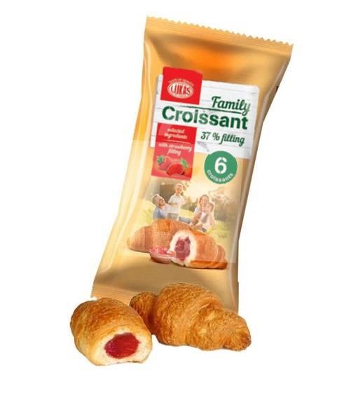 Croissant Family pack strawberry 6x45g / 270g Lukas
