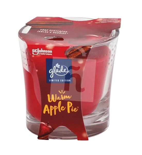 Sviečka vonná v skle Warm Apple Pie 129g Limited edition Glade