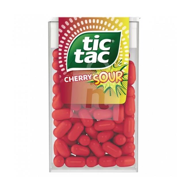 Cukríky dražé Sour Cherry 100ks / 49g Tic Tac