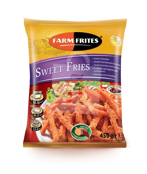 Hranolky sweet fries - batátové 450g Farm Frites