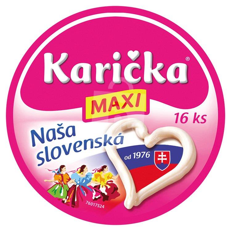 Syr roztierateľný tavený Maxi 16ks / 240g Karička