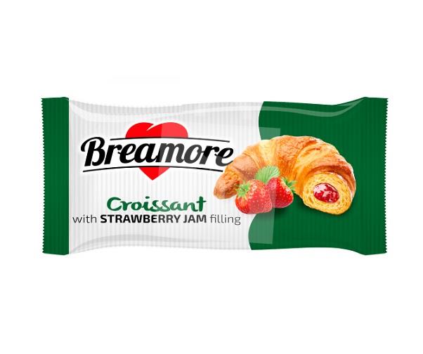 Croissant strawberry jam 55g Breamore