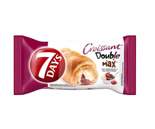 Croissant Double Max vanilla & cherry 80g 7 DAYS