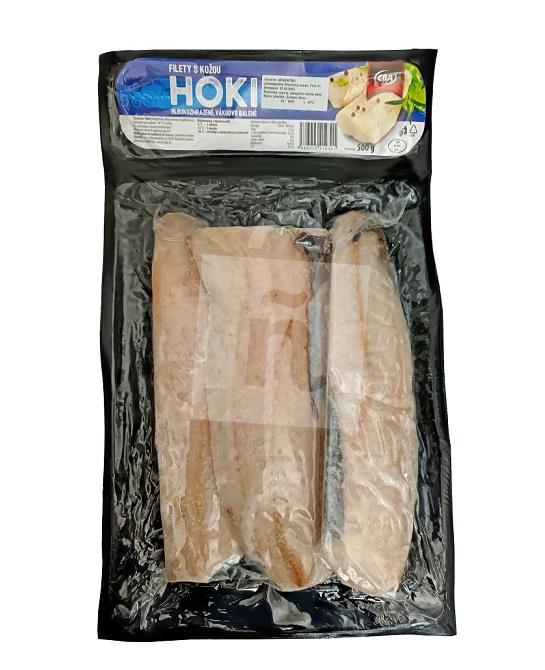 Filety Hoki s kožou hlbokozmrazené 500g CBA 