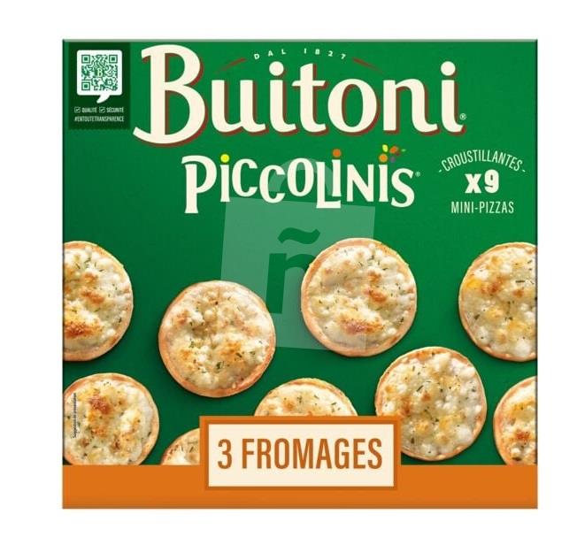 Pizza Piccolinis 3 fromages 9x30g/ 270g Buitoni