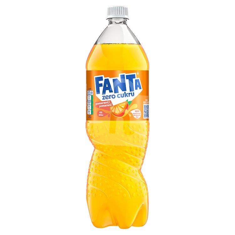 Limonáda pomaranč zero cukru 1,5l Fanta