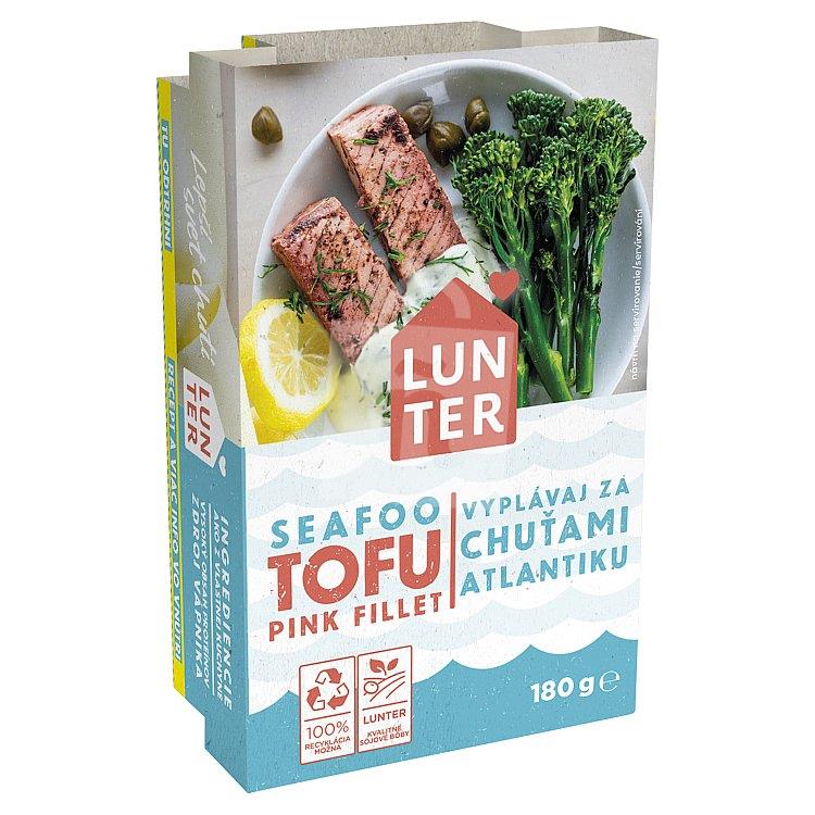 Tofu Seafoo pink filet 180g Lunter