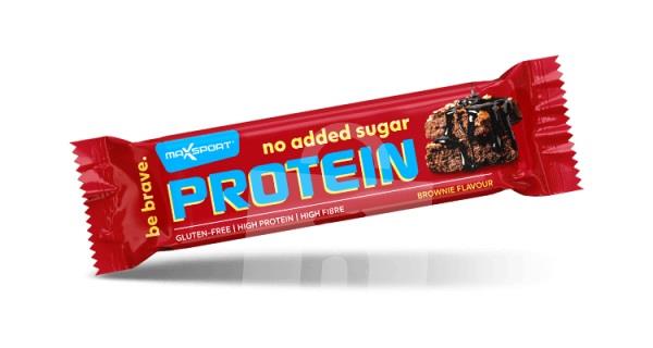 Tyčinka proteínová bez cukru brownie 40g MaxSport
