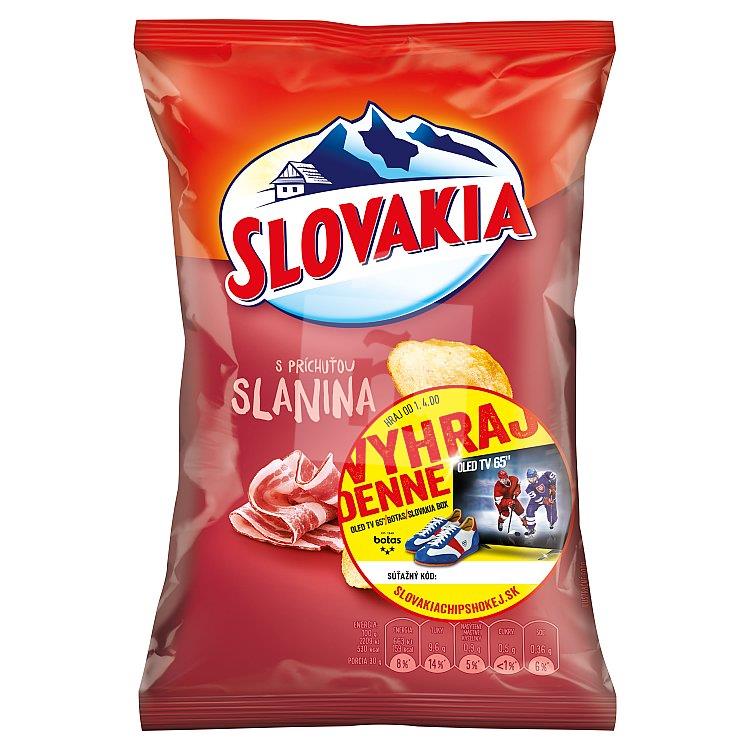 Zemiakové lupienky slanina 60g Slovakia