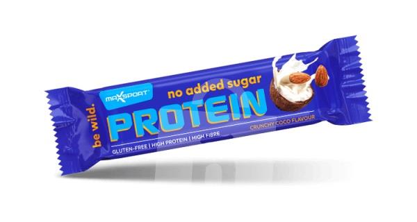 Tyčinka proteínová bez cukru crunchy coco 40g MaxSport