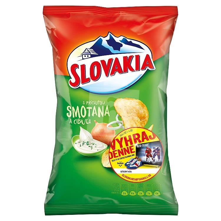 Zemiakové lupienky smotana a cibuľa 130g Slovakia
