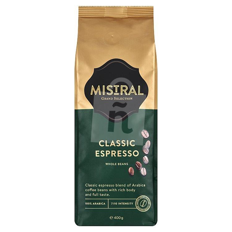 Káva pražená zrnková Classic Espresso 400g Mistral